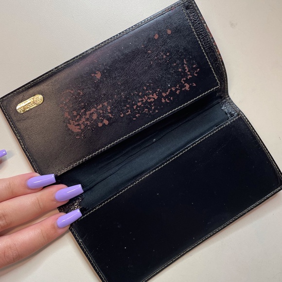 Fendi Brown and Black Checkbook/Clutch - Picture 2 of 13